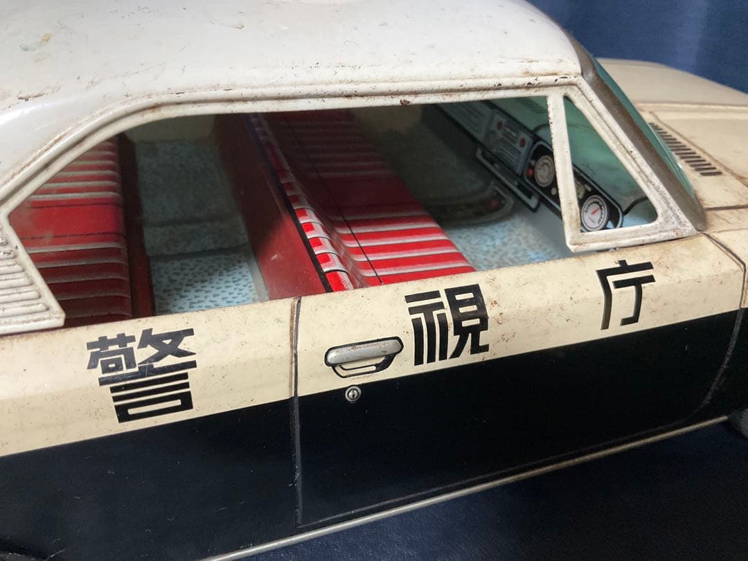 昭和レトロ　ブリキ　コロナ　マークⅡ 大型警視庁パトカー