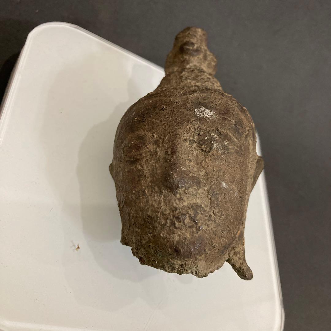 6世紀　仏教美術　仏像　仏頭