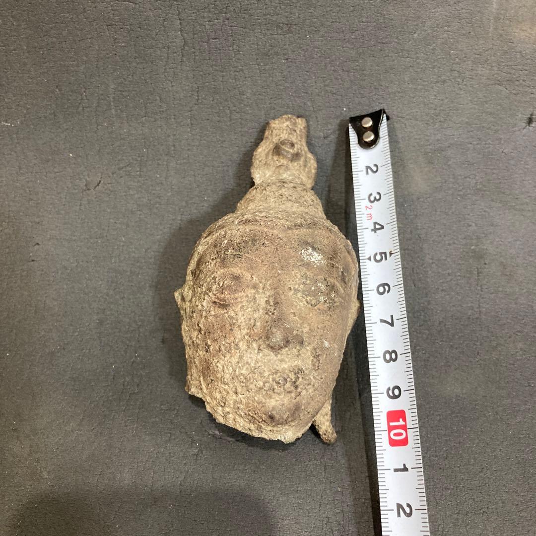 6世紀　仏教美術　仏像　仏頭