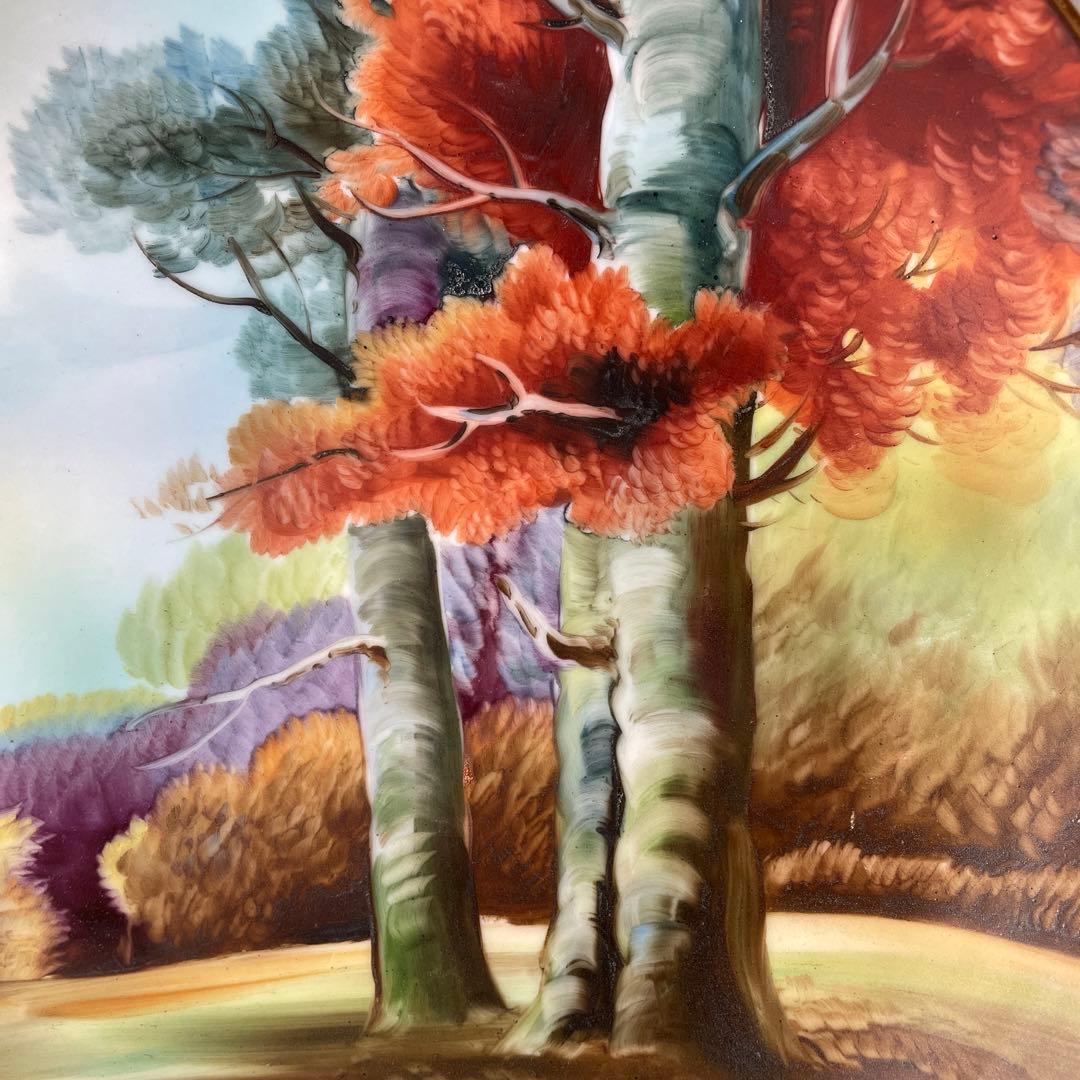 ・絵皿・１９１０年頃・米国輸出・２６cm・艶消し・オールドノリタケ・