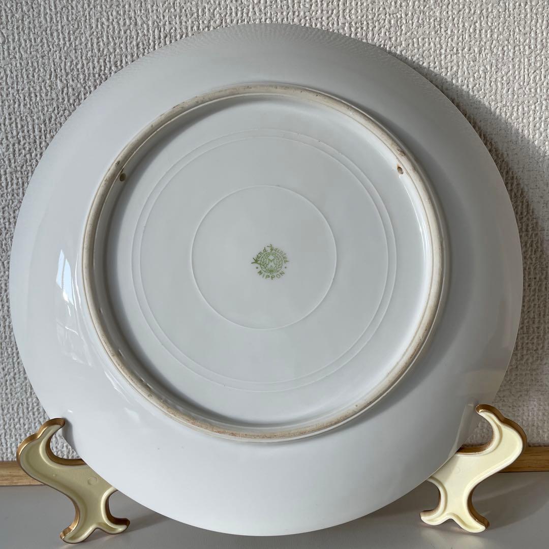 ・絵皿・１９１０年頃・米国輸出・２６cm・艶消し・オールドノリタケ・