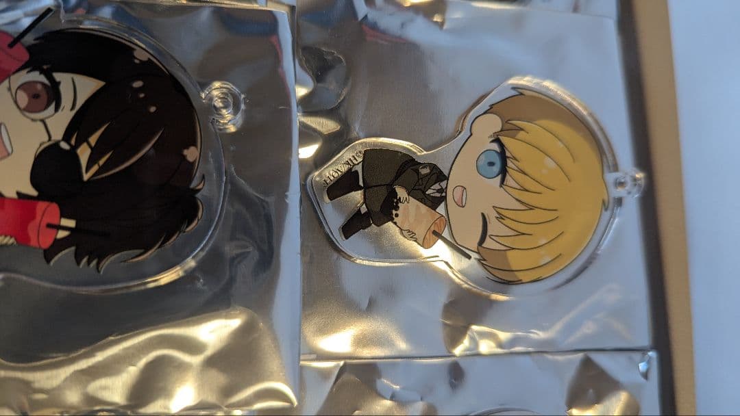 進撃の巨人 謝謝珍珠 タピオカ アクリルキーホルダー 全8種コンプリートセット