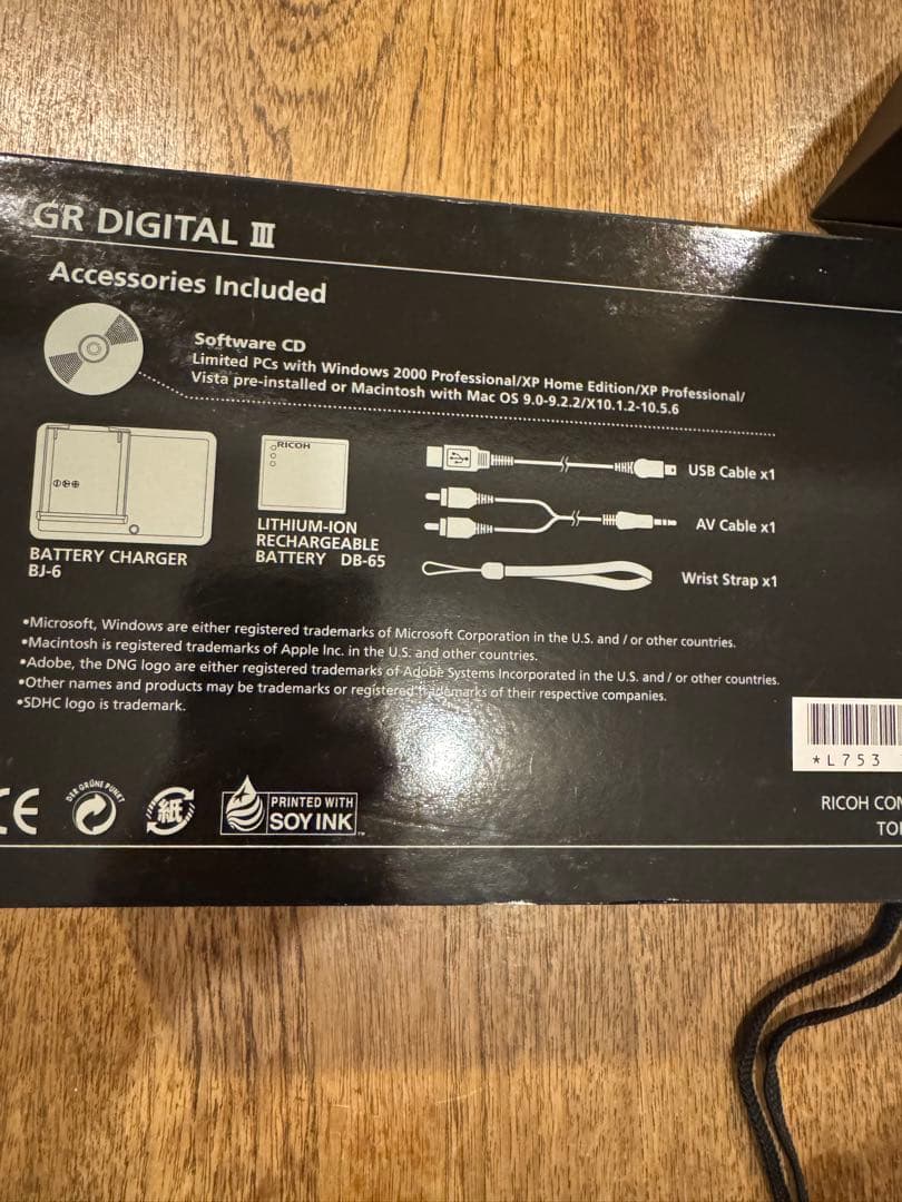GR DIGITAL Ⅲ RICOH GRデジタル3