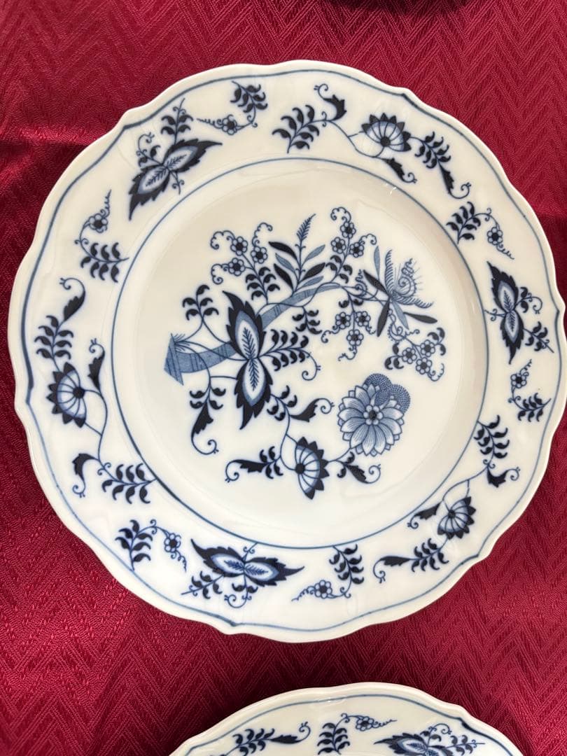 ②Blue Danube ブルーダニューブ平皿 6枚セット