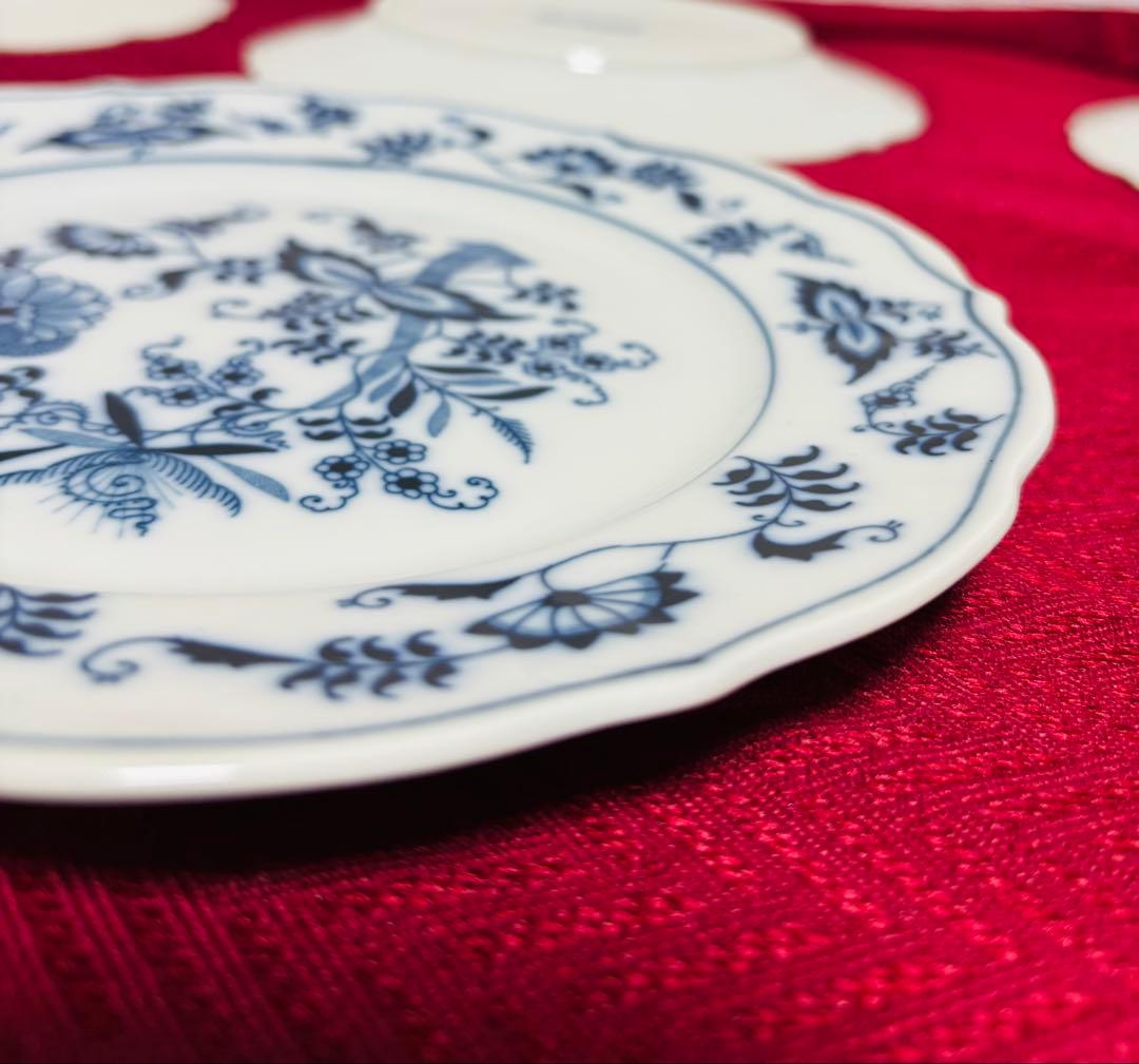 ②Blue Danube ブルーダニューブ平皿 6枚セット