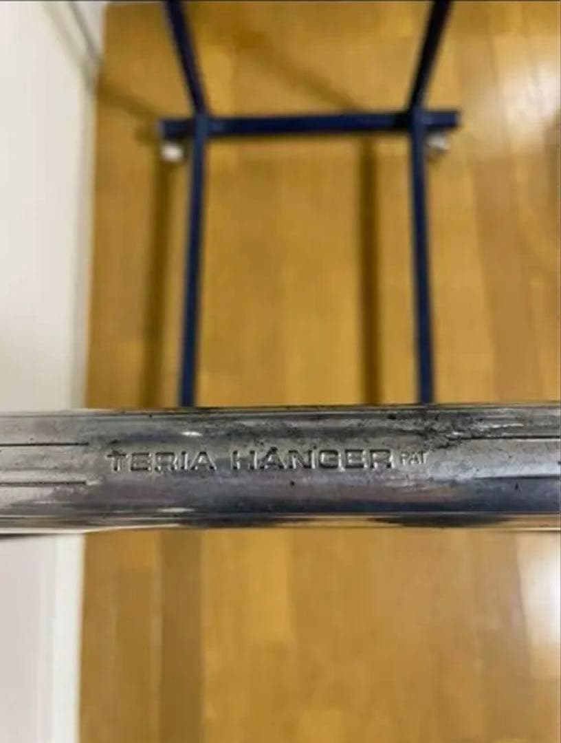 可動式ハンガーラック ネイビー/シルバー