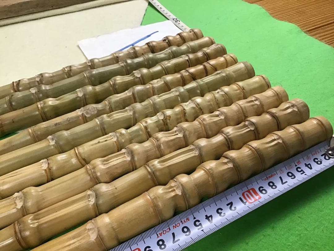 釣り具・その他グリップ用布袋竹「太・極上物・芽取り済み」9本セットA