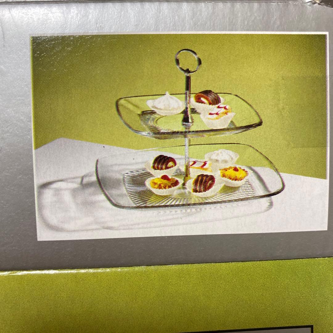 Anchor Hocking ケーキスタンド Set