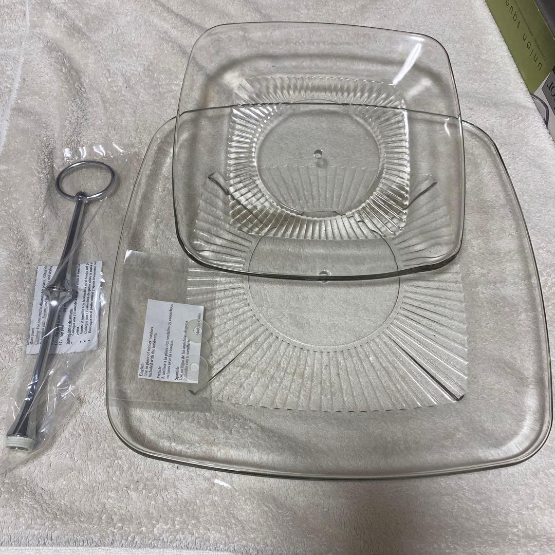 Anchor Hocking ケーキスタンド Set