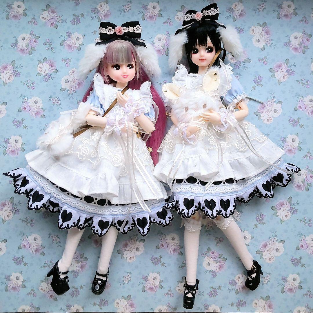 リカちゃん服 27cmドール うさぎの国のアリス　♡アリス♡