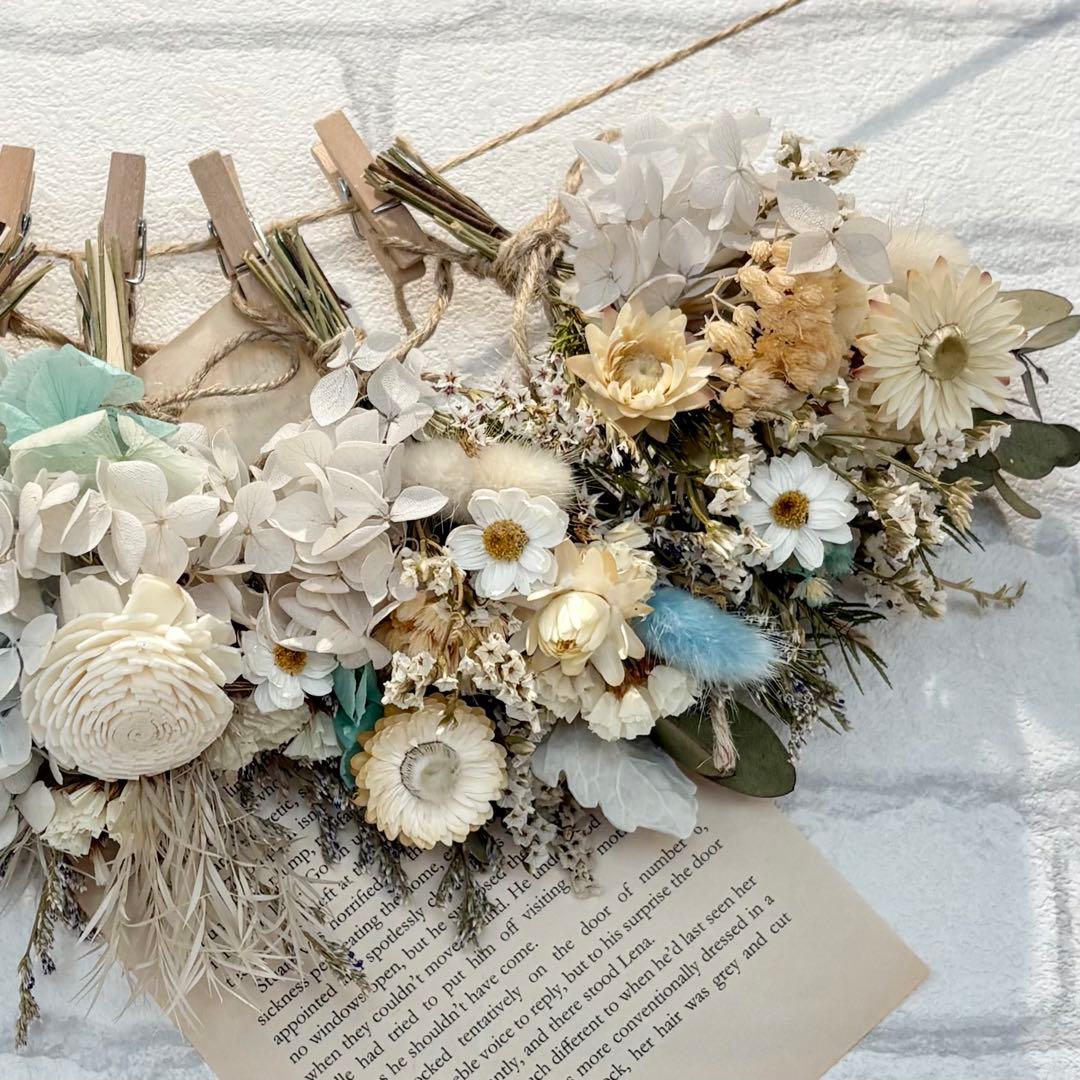 【ちぃ☆❁¨̮】ドライフラワーガーランド❁6点おまとめ❁⃘*.゜