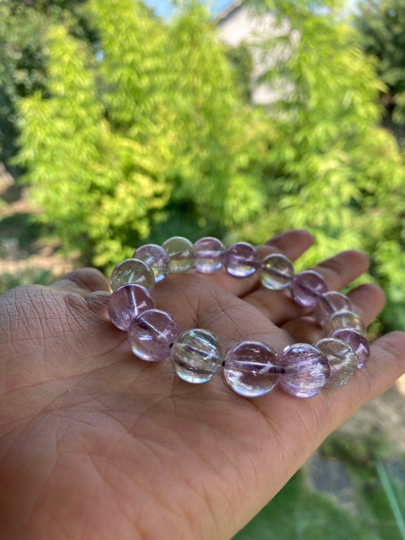 クンツァイト　トリフェーン　ヒデナイト　ブレスレット