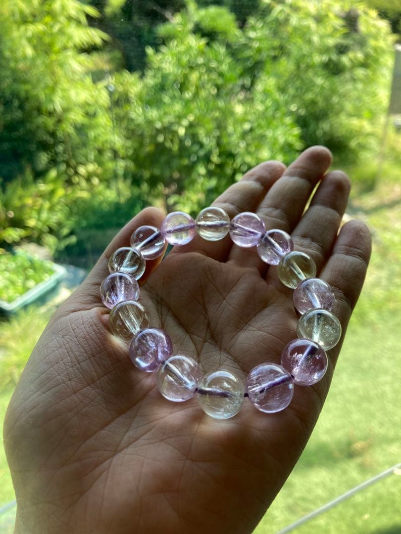 クンツァイト　トリフェーン　ヒデナイト　ブレスレット