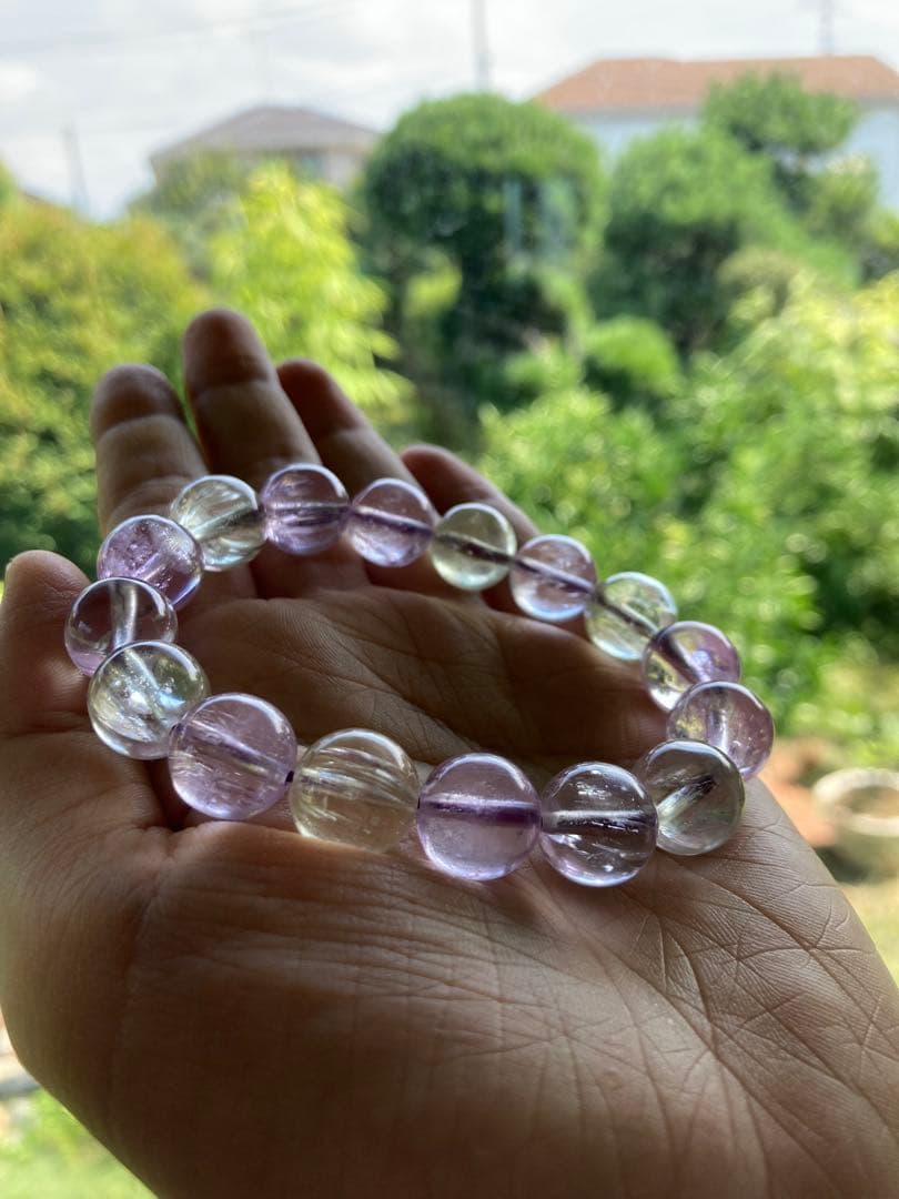 クンツァイト　トリフェーン　ヒデナイト　ブレスレット