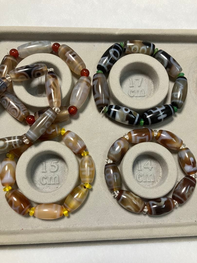 開運　天珠ブレスレット　５本セット　内径16cm前後