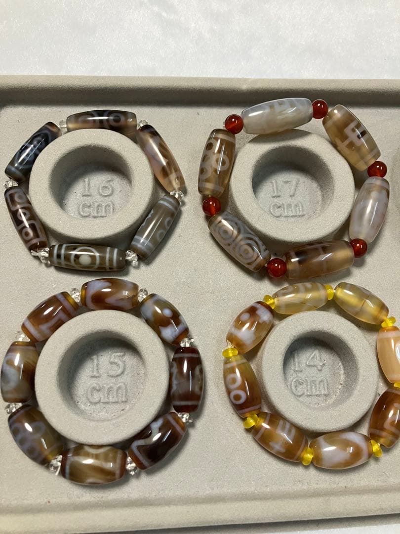 開運　天珠ブレスレット　５本セット　内径16cm前後