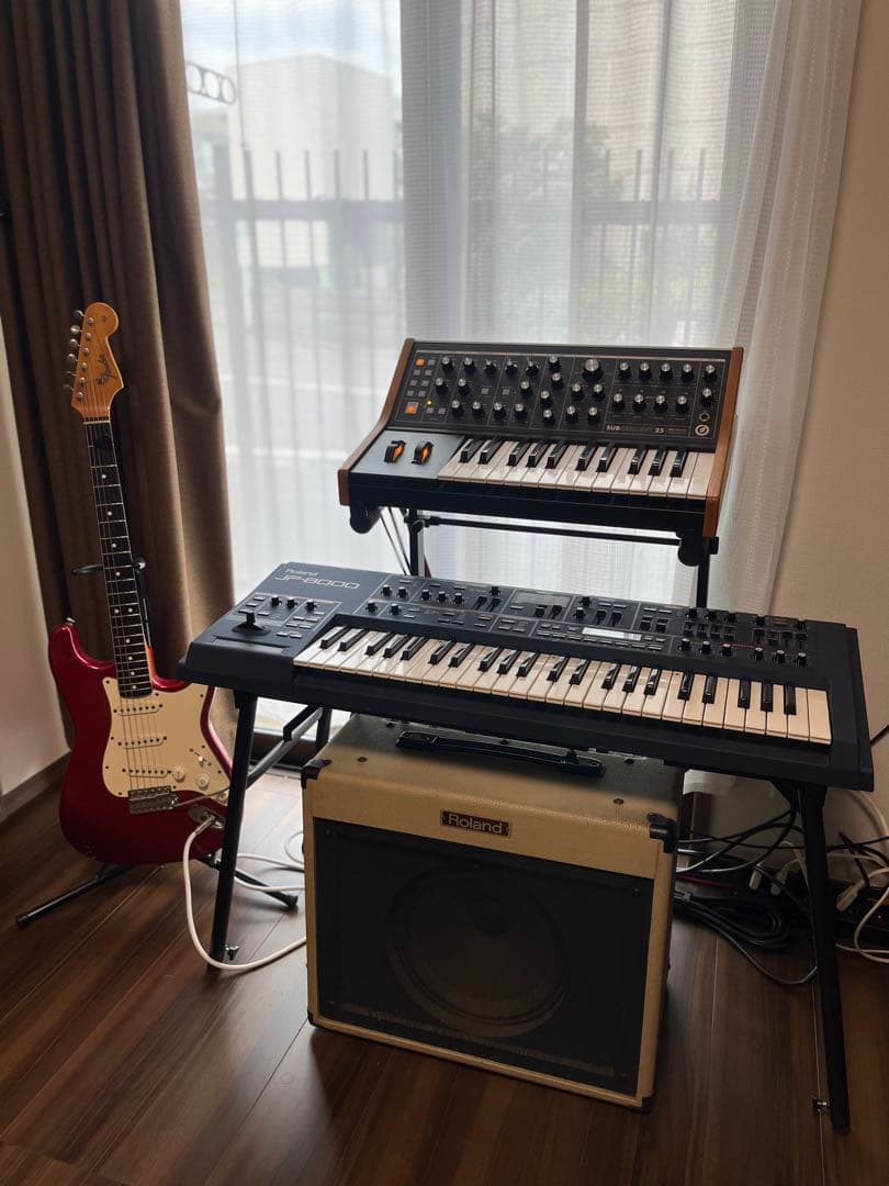 キーボードスタンド 2段 折りたたみ式 横幅/高さ調節可能 ピアノスタンド