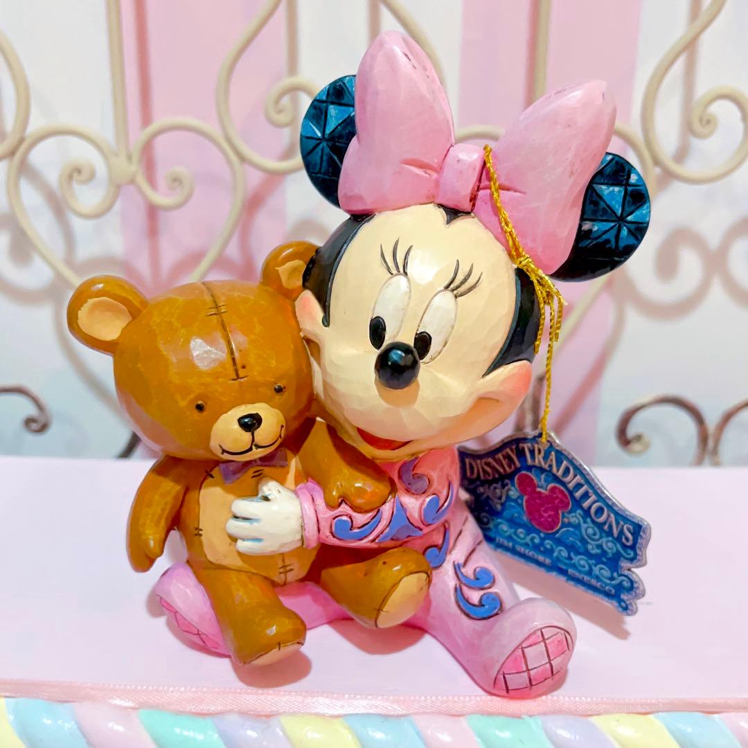 激レア ディズニー ベビー ミッキー ミニー フォトフレーム 置物 時計 3点