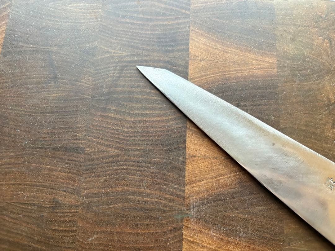 正本　最上　骨スキ　180mm 包丁　捌き　解体　和包丁　本職　炭素鋼