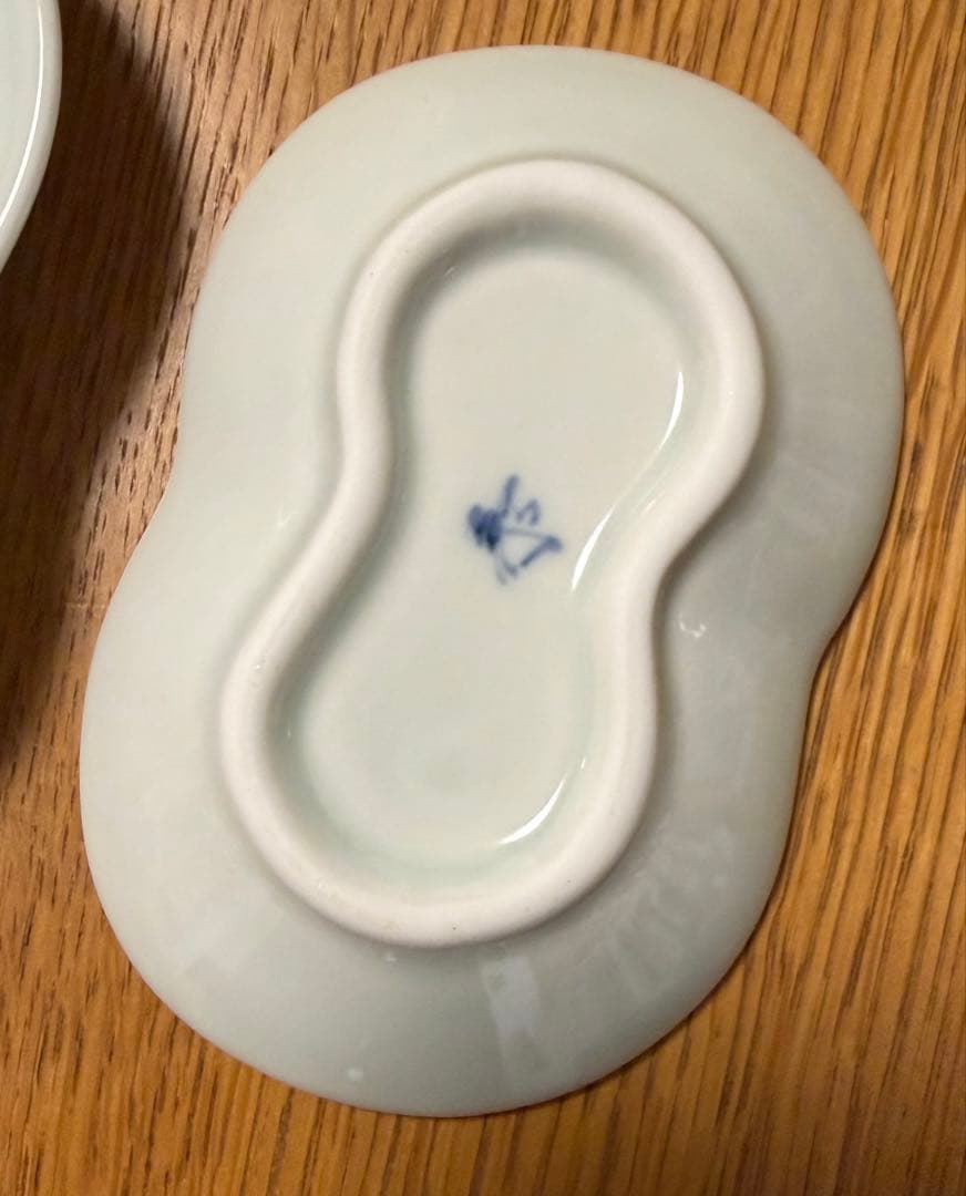 【箱付】銀座 和光 WAKO × 源右衛門窯 豆皿 5客セット 有田焼 染付