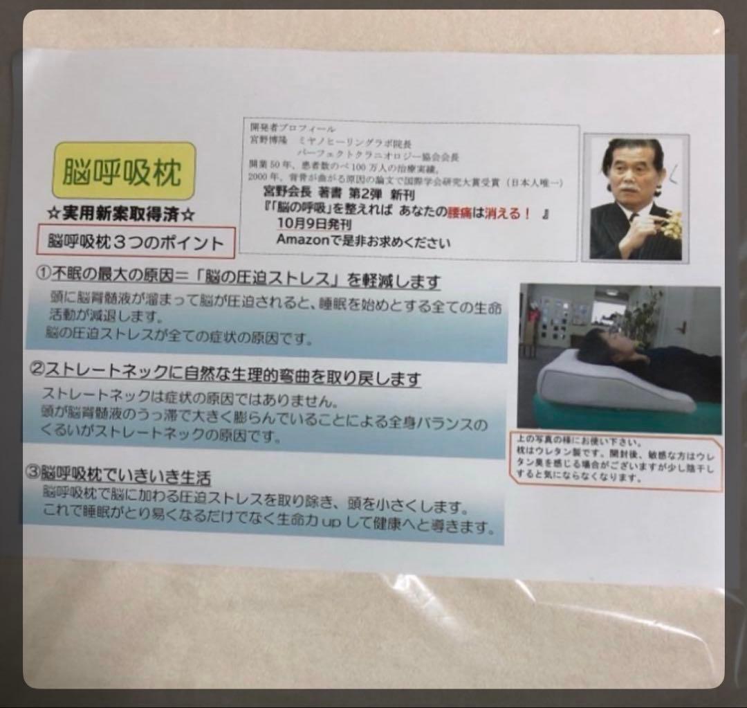 脳呼吸枕　ミヤノヒーリングラボ