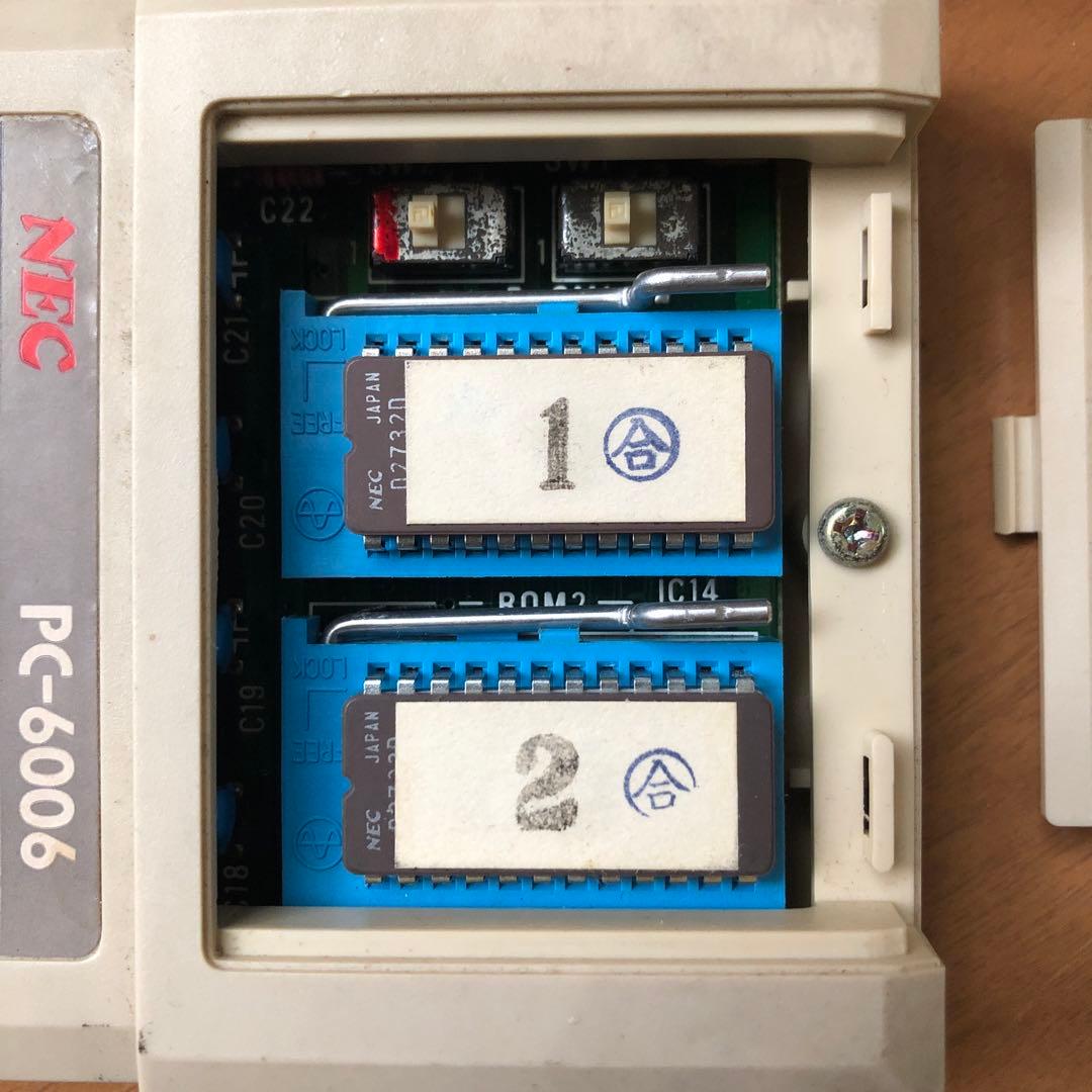 NEC PC-6001 PC-6006 ROM RAM カートリッジ