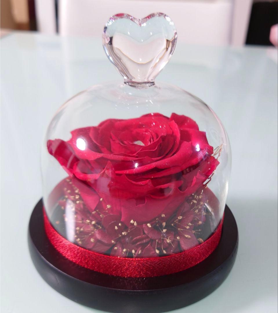 ❣️母の日❣️✨希少　ダイヤモンドローズ　赤薔薇　プリザーブドフラワー