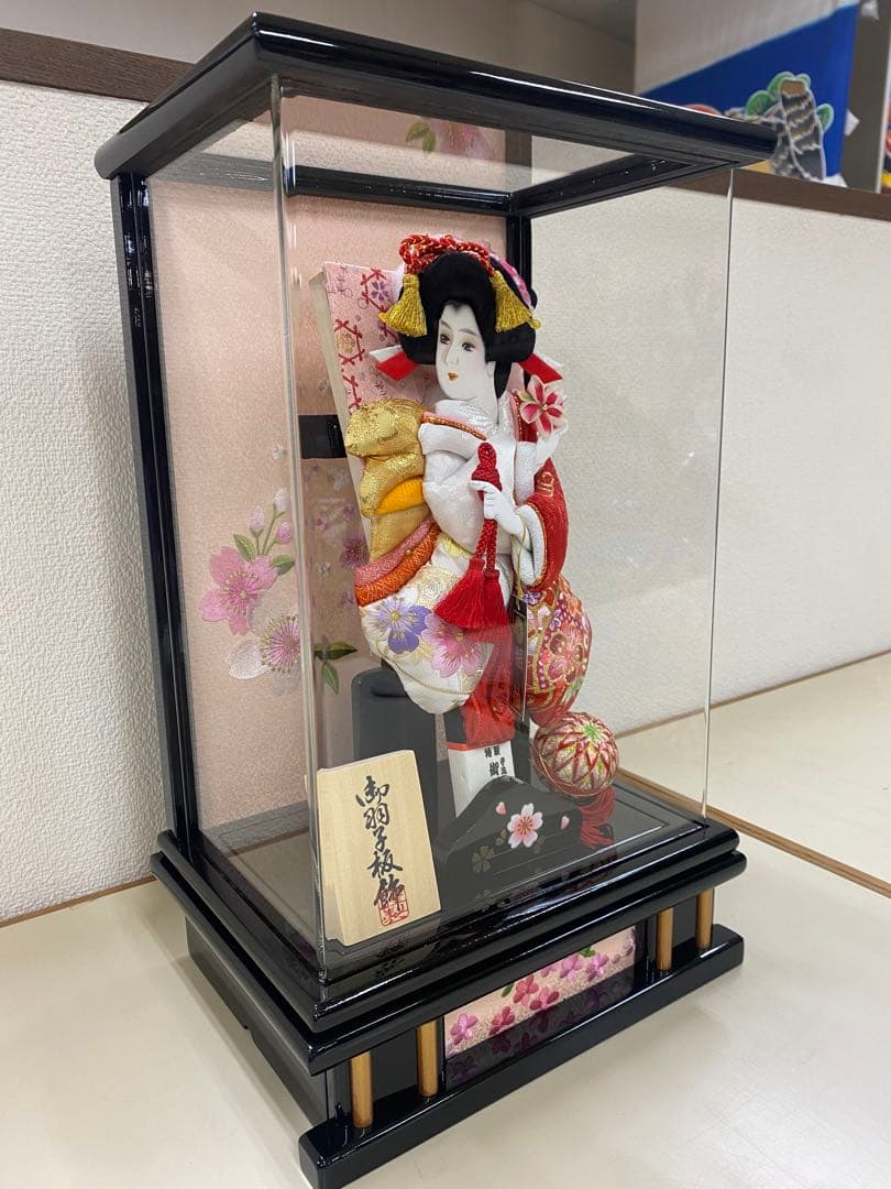 羽子板　アクリルケース８号・コンパクトサイズ間口約２４×奥行約１８×高さ約４０㎝