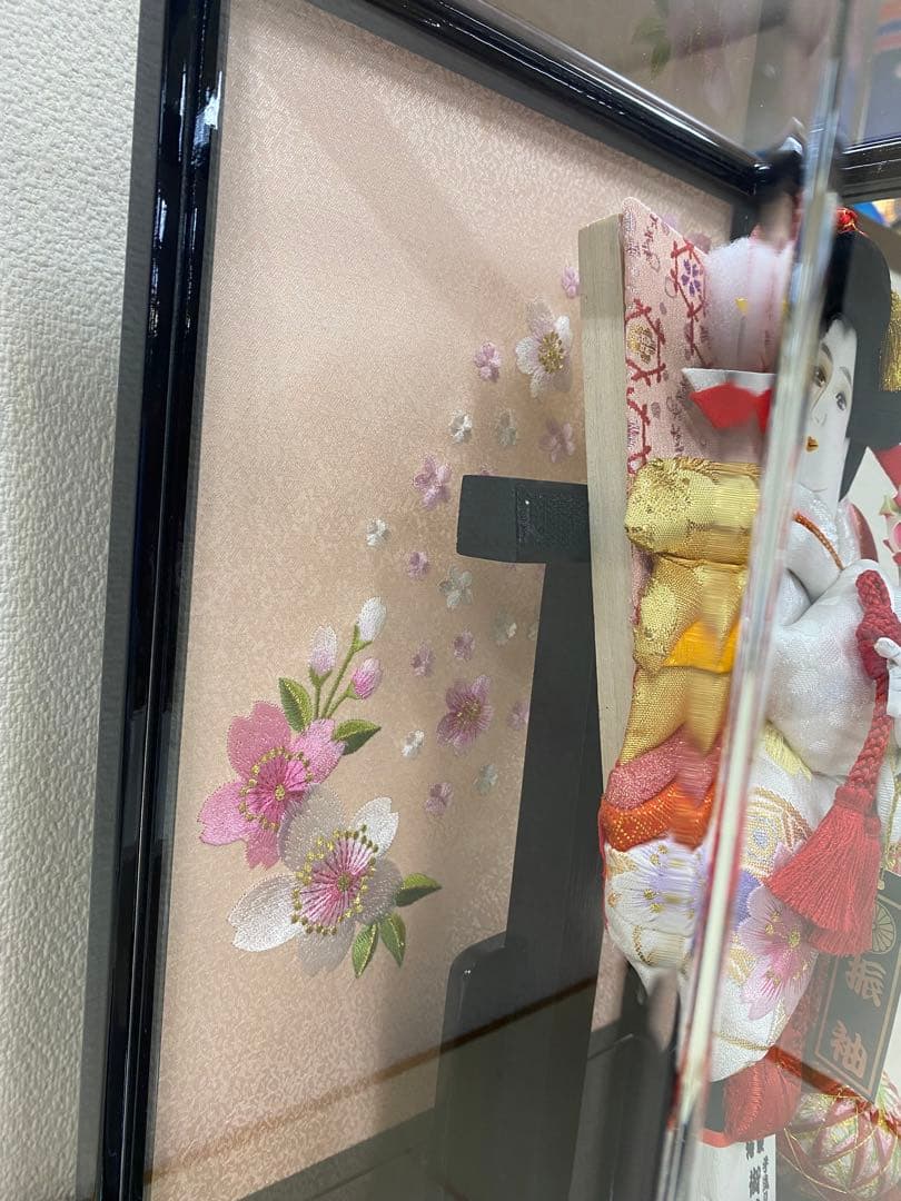 羽子板　アクリルケース８号・コンパクトサイズ間口約２４×奥行約１８×高さ約４０㎝