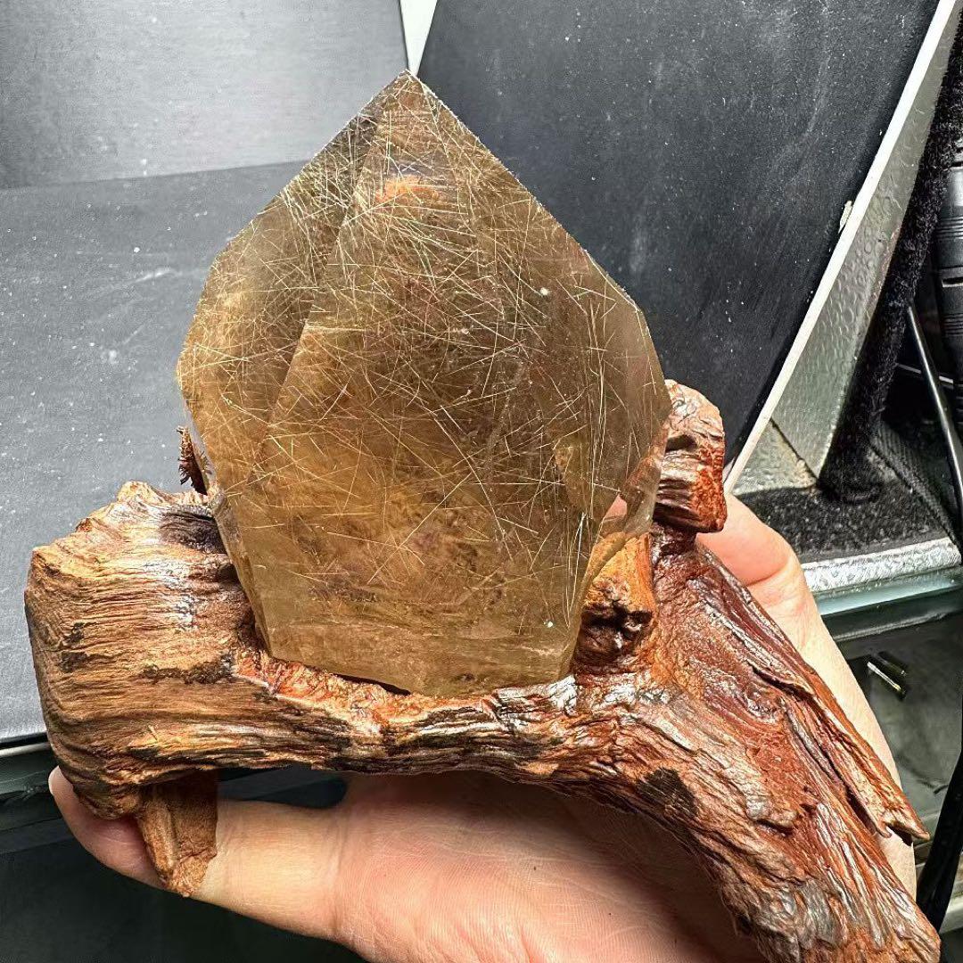 天然石 ルチルクォーツのポイント　ご購入前に在庫確認必要 YS059