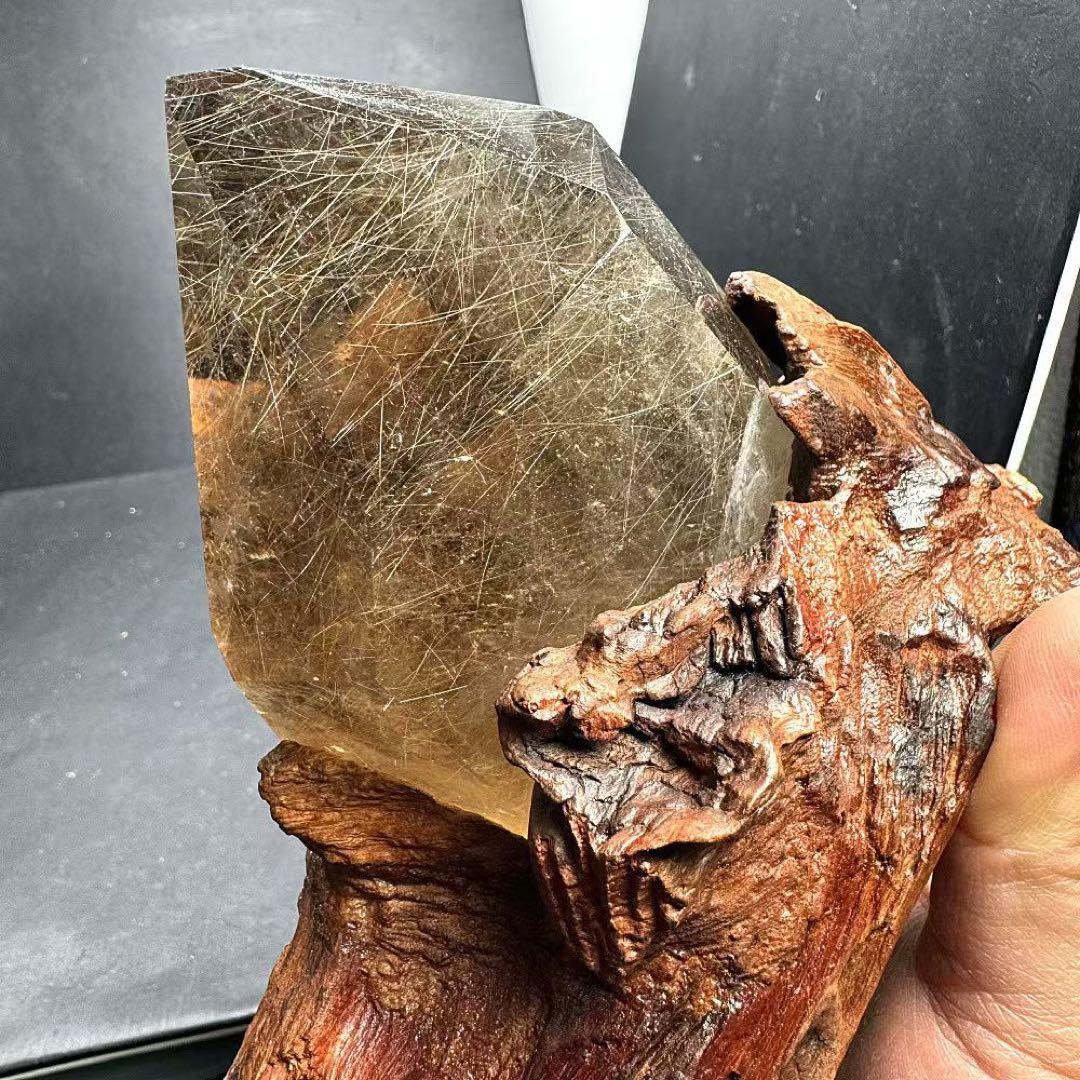 天然石 ルチルクォーツのポイント　ご購入前に在庫確認必要 YS059