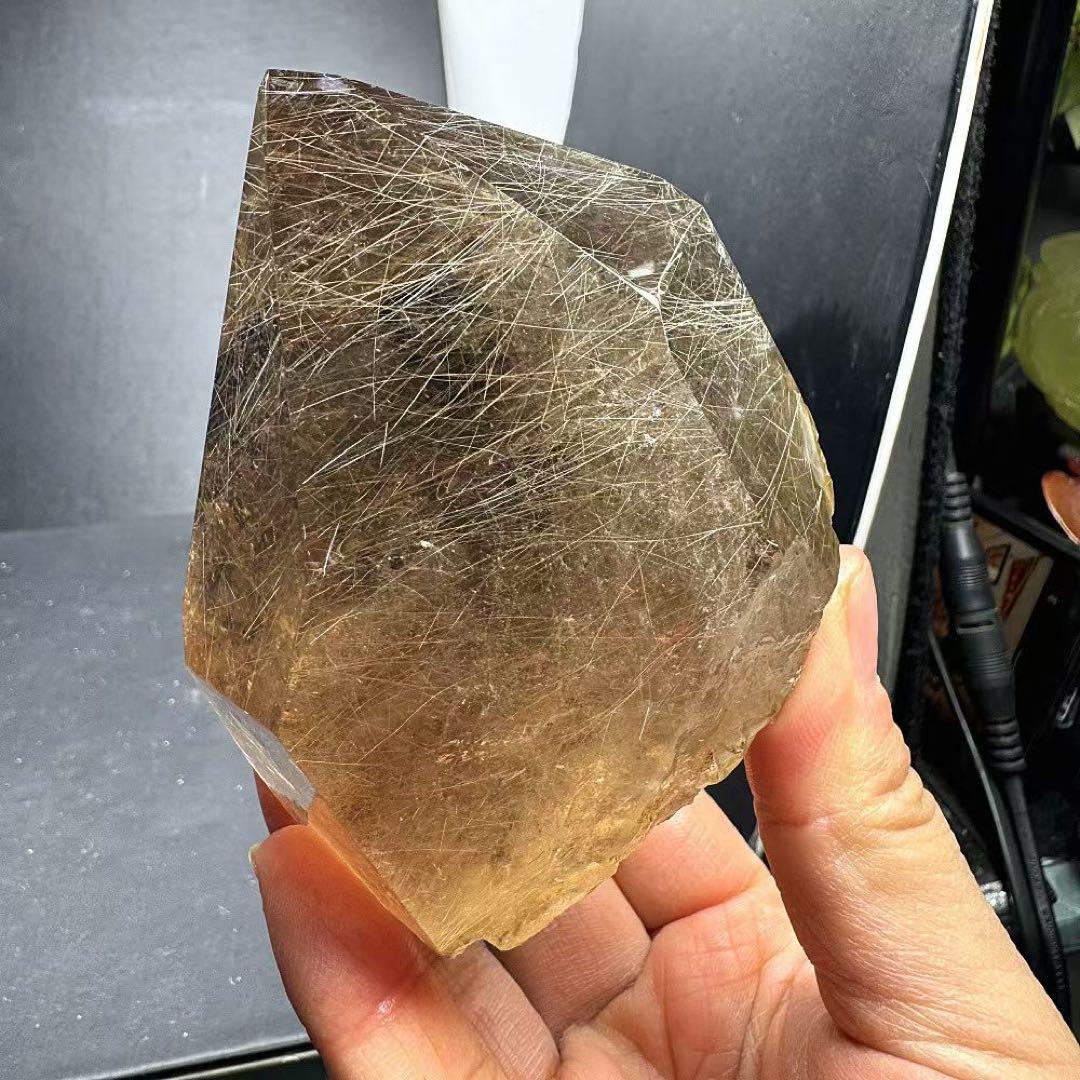 天然石 ルチルクォーツのポイント　ご購入前に在庫確認必要 YS059