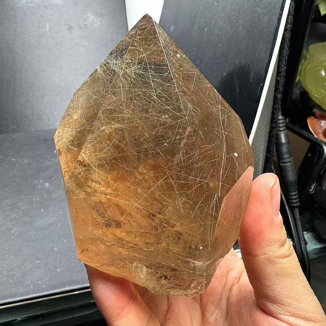 天然石 ルチルクォーツのポイント　ご購入前に在庫確認必要 YS059