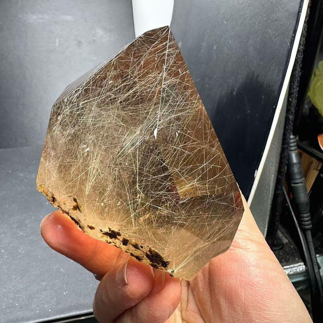 天然石 ルチルクォーツのポイント　ご購入前に在庫確認必要 YS059