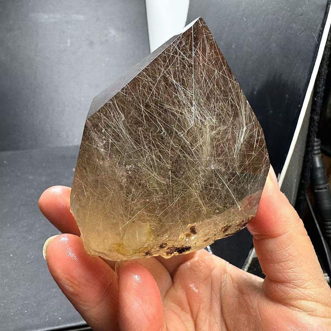 天然石 ルチルクォーツのポイント　ご購入前に在庫確認必要 YS059