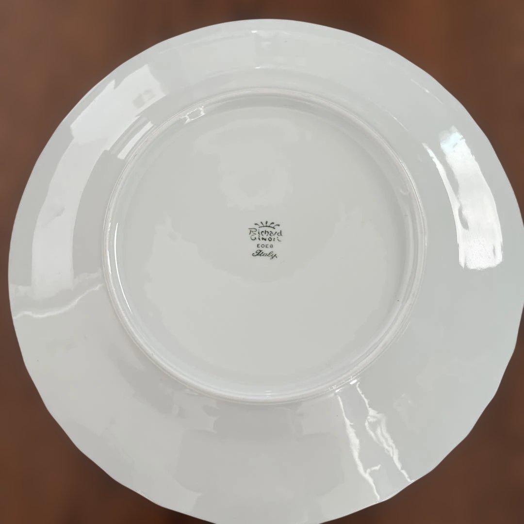 美品⭐️Richard Ginoriラウンドプレート26.5 ローズブルー2枚