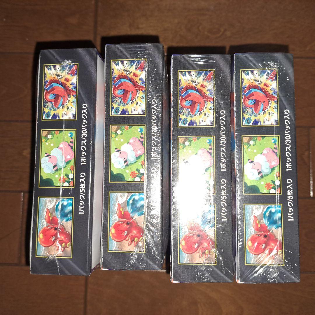 ポケモンカード　ニンジャスピナー　未開封シュリンク付き　4ボックス