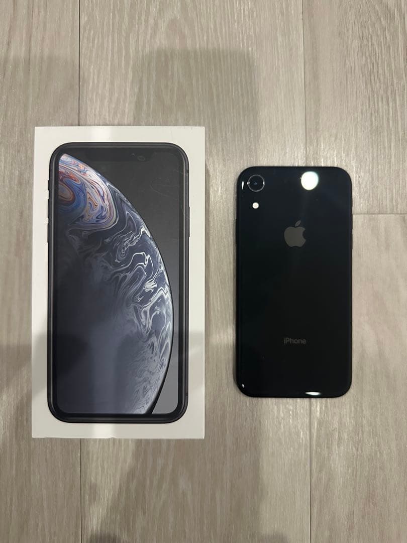 Apple iPhone XR ブラック 64gb 箱付き