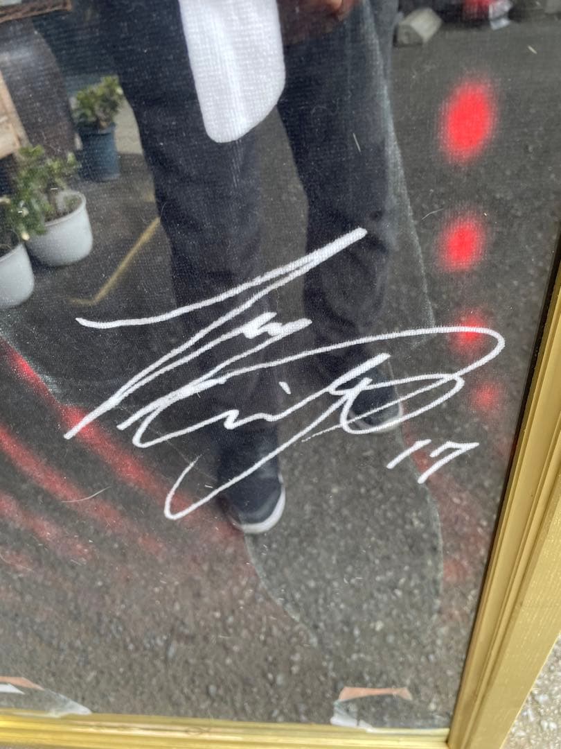 等身大 特注額縁入りの大谷翔平さん 約２０８cm ゴールド塗装有