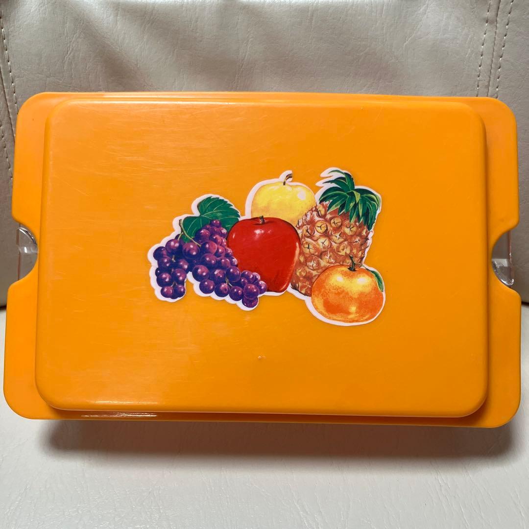 昭和レトロ　キッチン用品３点セット　食品保存容器　お盆　年代物　レトロポップ