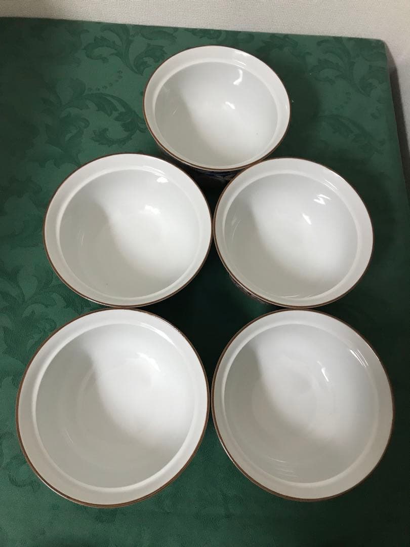 有田焼 龍峰窯 林斎 蓋付き 雑煮碗丼ぶり 古伊万里 5客セット 木箱付き