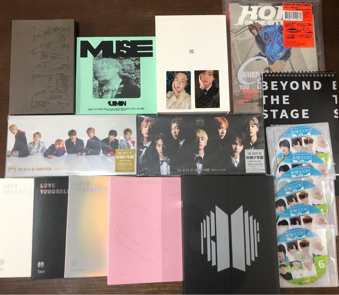 BTS DVDアルバムセット JIN トレカ BE ラキドロ ホログラム レア