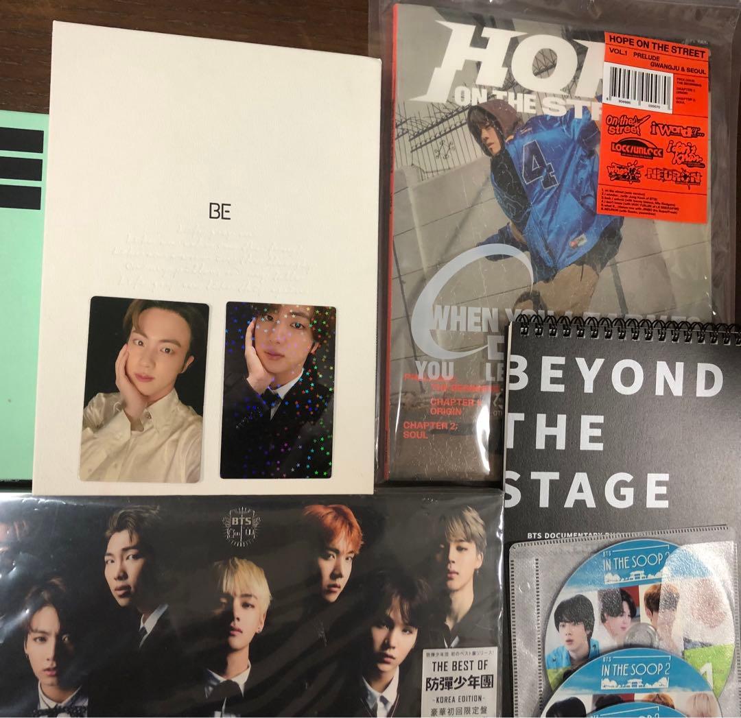 BTS DVDアルバムセット JIN トレカ BE ラキドロ ホログラム レア
