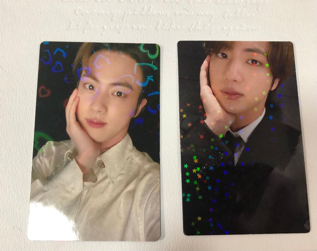 BTS DVDアルバムセット JIN トレカ BE ラキドロ ホログラム レア