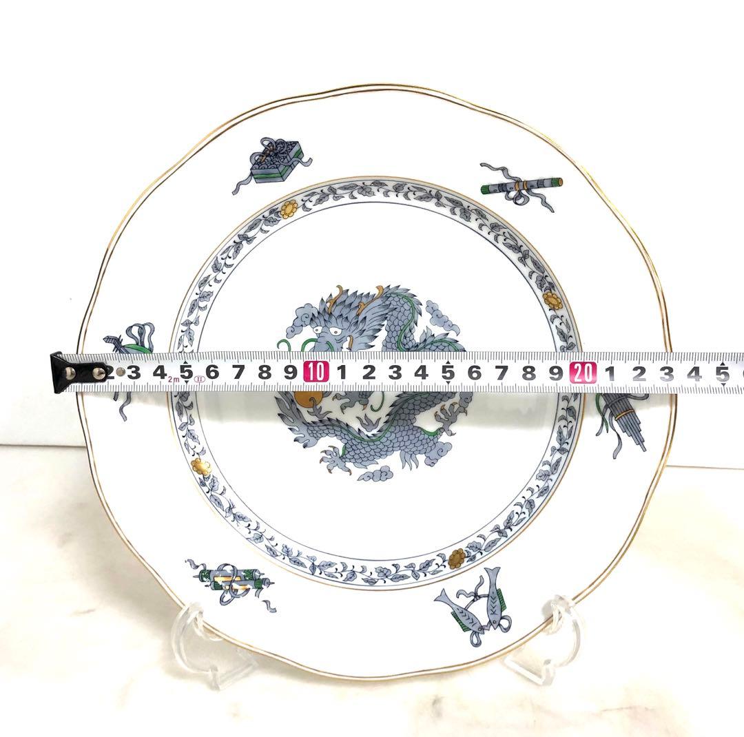 【希少】HEREND ヘレンドミレニアムプレート西暦2000年記念「龍」23cm