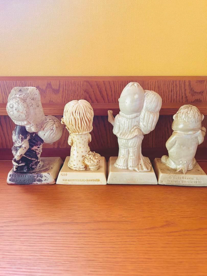 メッセージドール　アメリカ雑貨　ビンテージ　4点セット　レア　70s 80s