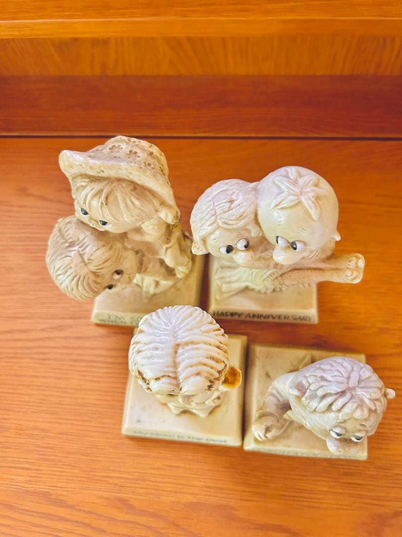 メッセージドール　アメリカ雑貨　ビンテージ　4点セット　レア　70s 80s