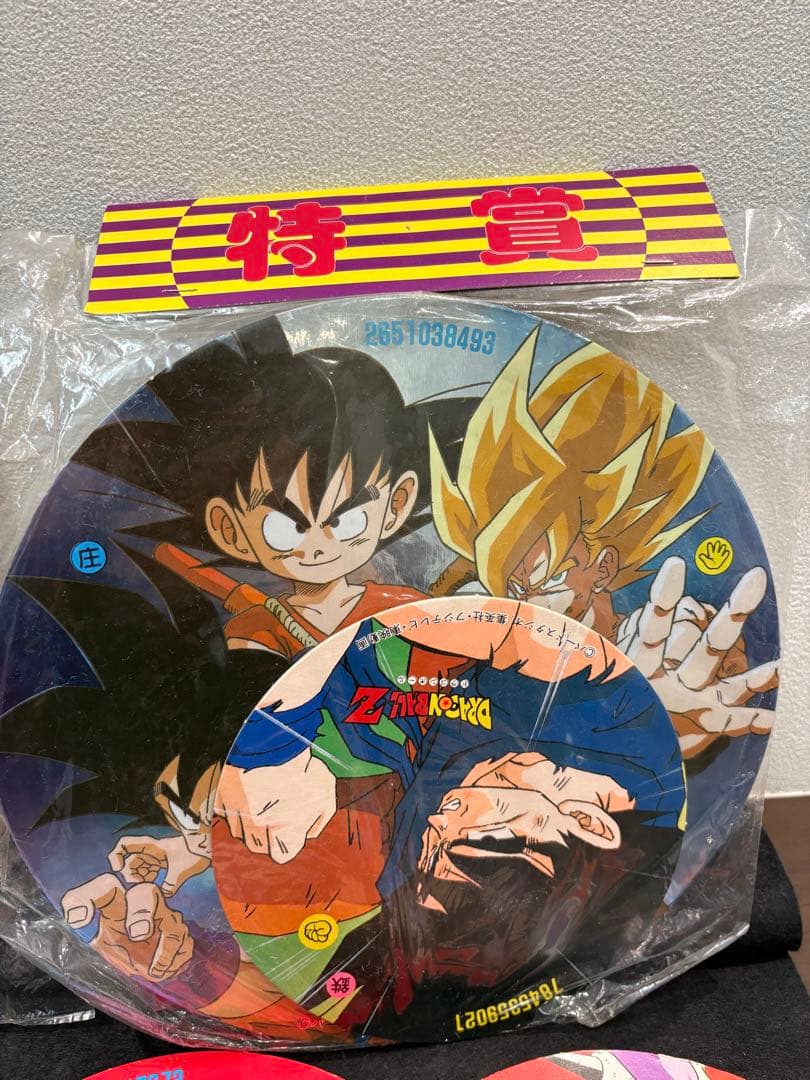 【当時物】ドラゴンボール メンコ大量197枚　特賞、1等、2等(未開封5袋)