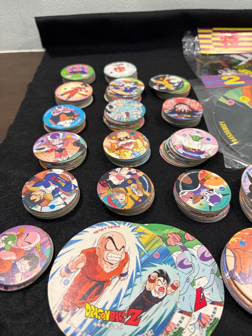 【当時物】ドラゴンボール メンコ大量197枚　特賞、1等、2等(未開封5袋)