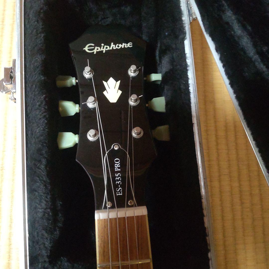 美品Epiphone ES-335 PROカスタムショップ限定品ハードケース付き